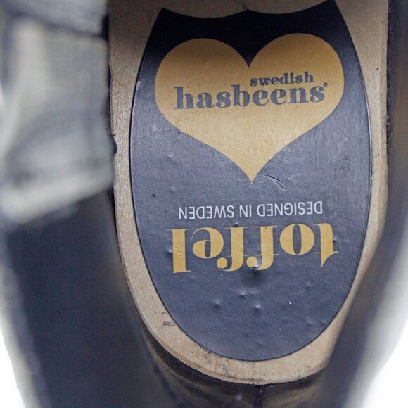 Swedish Hasbeens ‘Zip It Emy’ Women's Clog Bootie In Black Leather:Us 7 EU 37 - Picture 7 of 11